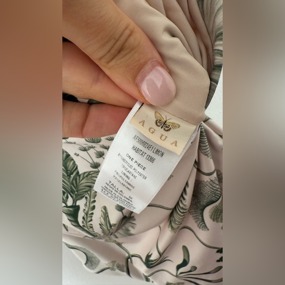 AGUA BY AGUA BENDITA Limon Habitat Ruffled One-Piece Swimsuit - Picture 9 of 10